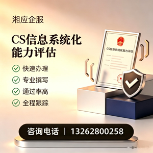 黄石CS信息系统化能力评估申报服务