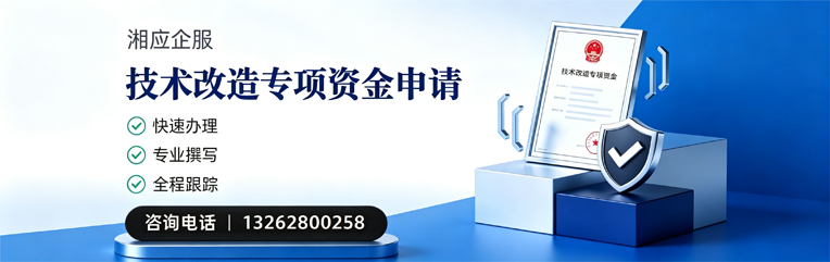 黄石技术改造专项资金申报服务